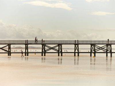 Un ponton à saint-jean de monts en vendée